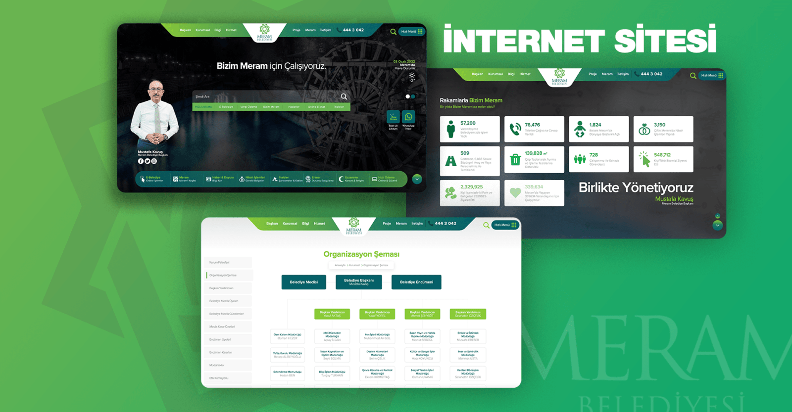 Meram Belediyesi İnternet Sitesi